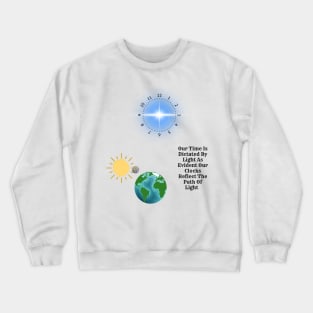 solar clock Crewneck Sweatshirt